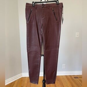 Habitual Coated Denim size 31 New Amalia Hi Rise Zippered skinny jeans concert